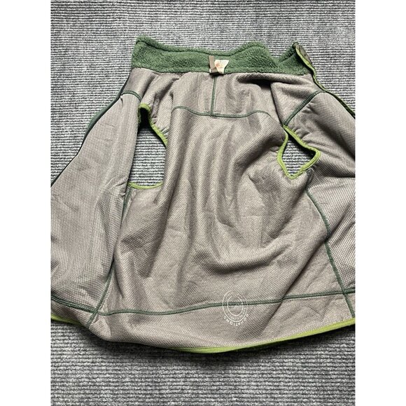 Patagonia Vest Men's  Medium Retro-X Deep Pile Fleece Sherpa Forest Green Hike - Picture 9 of 10